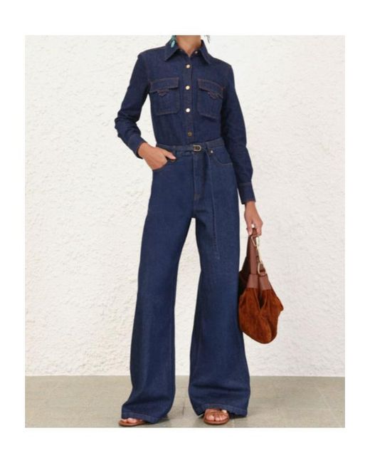 Zimmermann Blue Flared Jeans