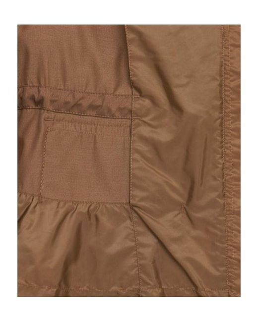 Moncler Brown Adenium Hooded Tech Cotton Jacket