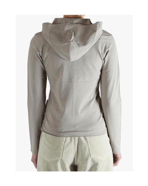 Amomento Gray Half-Zip Hoodie