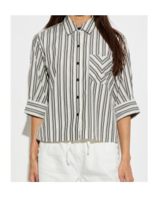 Rag & Bone Gray Striped Shirt
