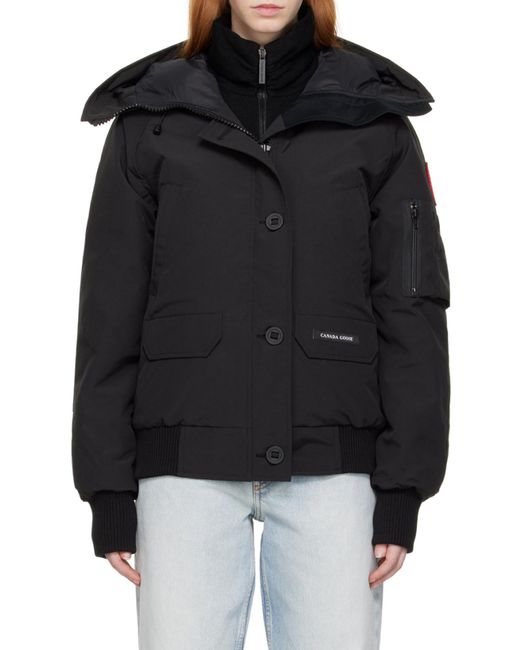 Canada Goose Black Tech Fabric Padded Down Jacket