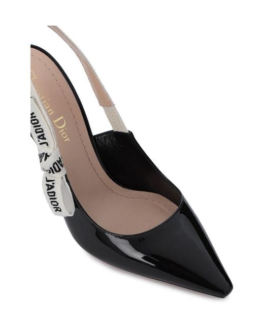 Dior Black J A Slingback Pump