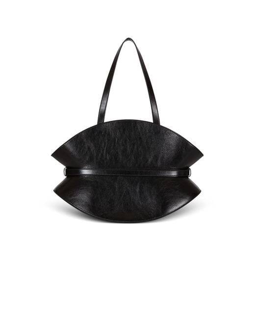 Balmain Black Shuffle Medium Bag