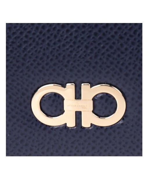 Ferragamo Blue Long Purse