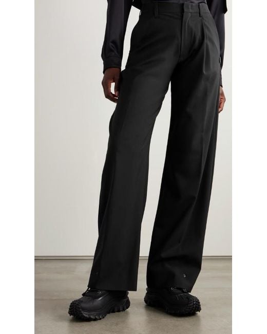 Moncler Black X Edward Enninful Pleat Tailored Trousers