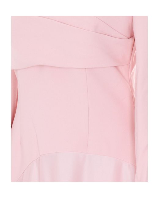 Solace London Pink Rina Maxi Dress
