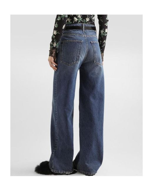 Dolce & Gabbana Blue 5-Pocket Loose Fit Jeans