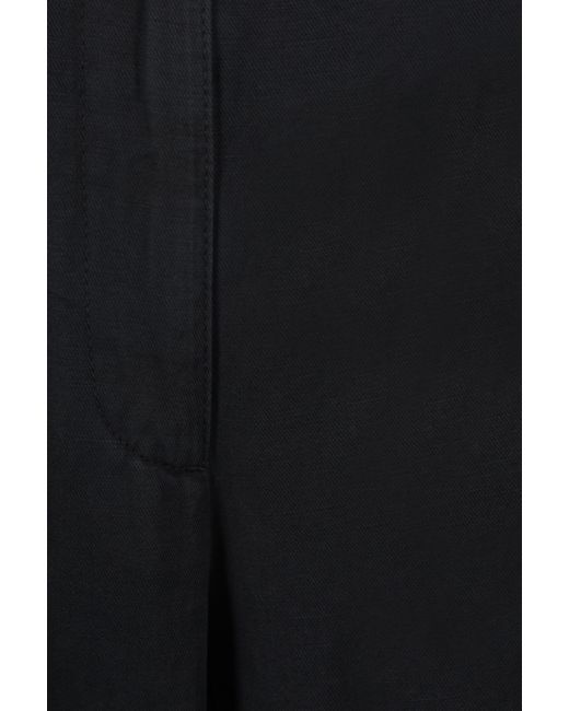 Aspesi Black High-Waist Palazzo Pants