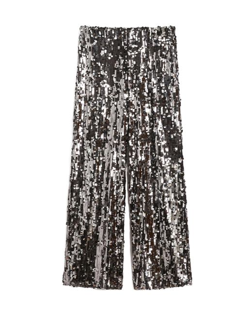 Weekend by Maxmara Multicolor Tulle Sequined Trousers