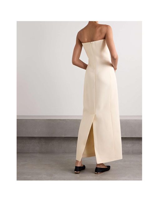 Gabriela Hearst White Tube Top Dress