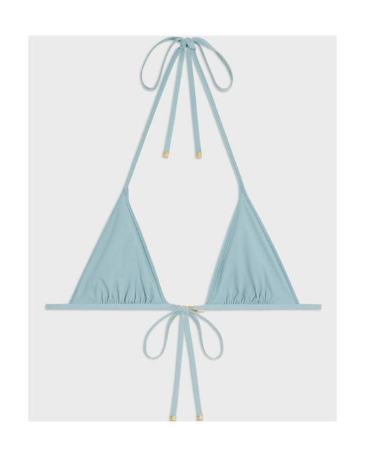 Céline Blue Triomphe Triangle Top