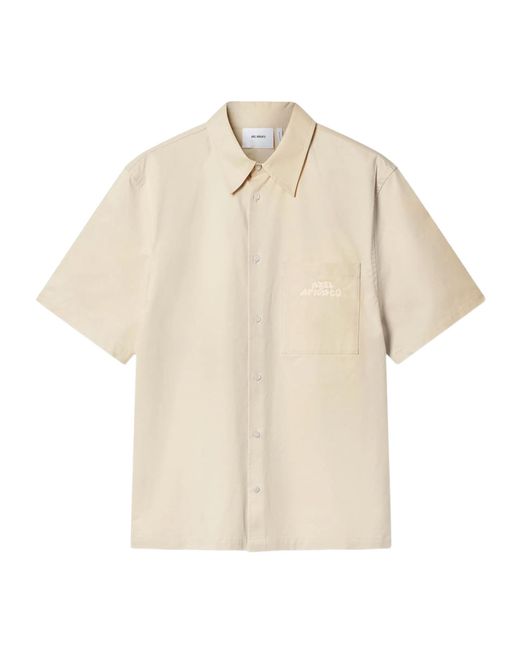 Axel Arigato Natural Drew Short-Sleeve Shirt for men