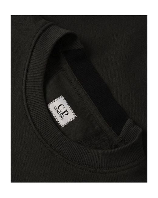C P Company Gray Lens Detailed Crewneck Sweatshirt for men