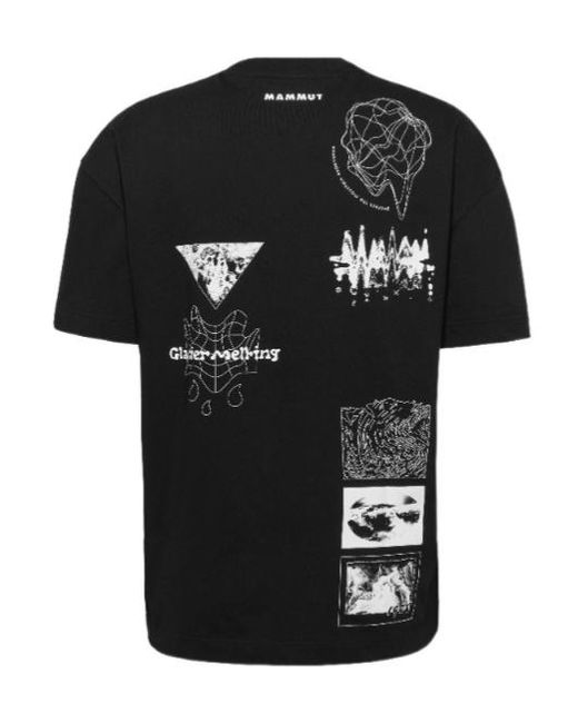 Mammut Black Base Relaxed T-Shirt Glacier for men