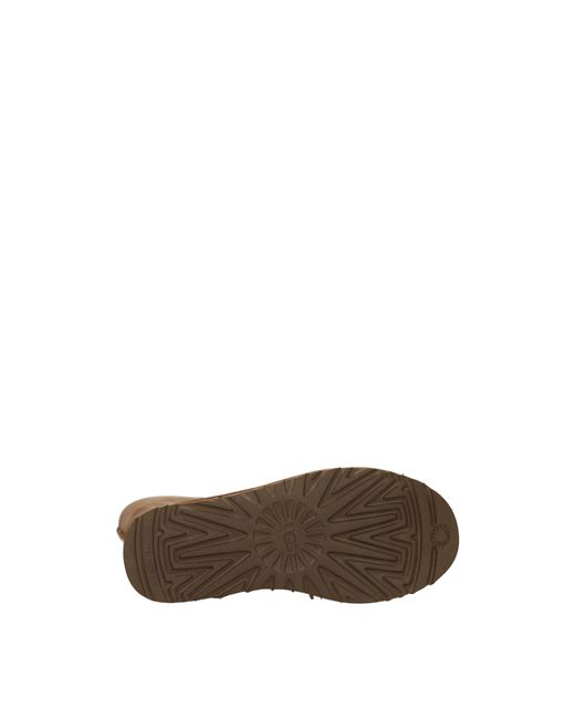 Ugg Brown Round Head Straight Boots