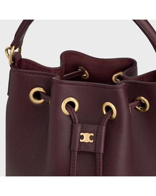 Céline Purple Teen Clara Bag
