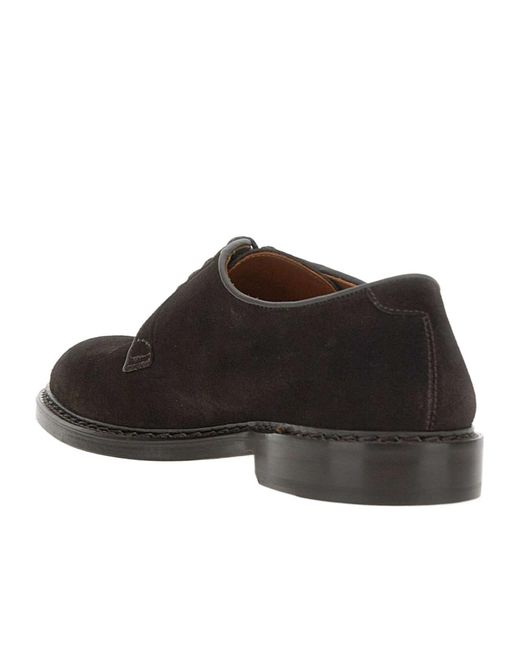 Doucal's Brown Phoeuy Derby Shoes for men