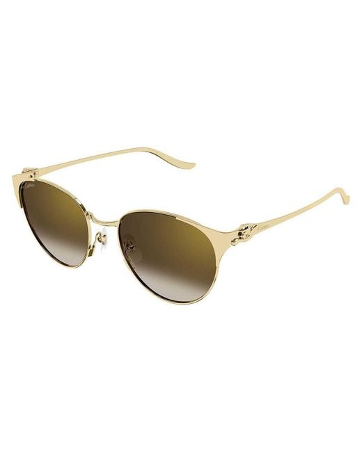 Cartier Metallic Cat-Eye Sunglasses for men
