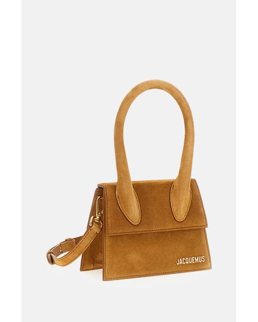 Jacquemus Brown Structured Mini Shoulder Bag