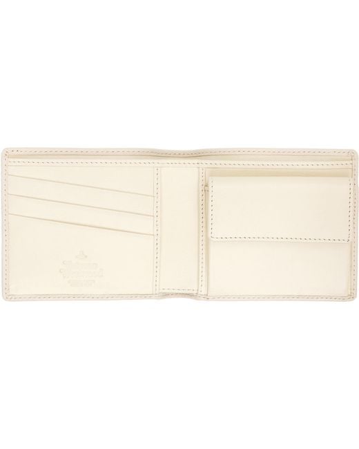 Vivienne Westwood Natural Bi-Fold Wallet for men