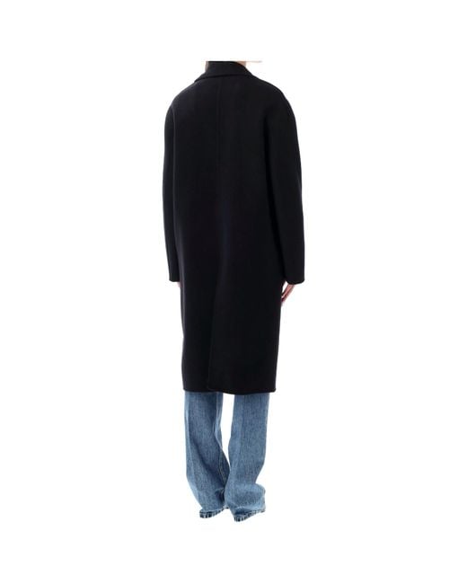 Stella McCartney Black Double-Breasted Coat