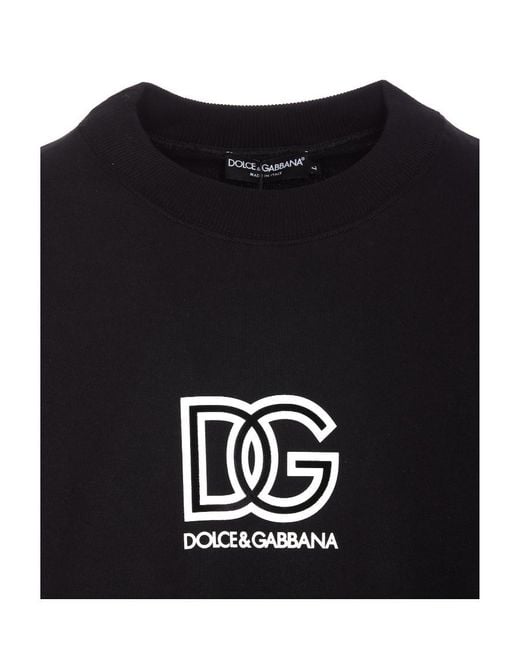 Dolce & Gabbana Black Sweaters for men