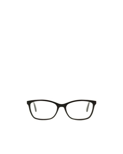 Gucci White Eyewear Rectangle Frame Glasses