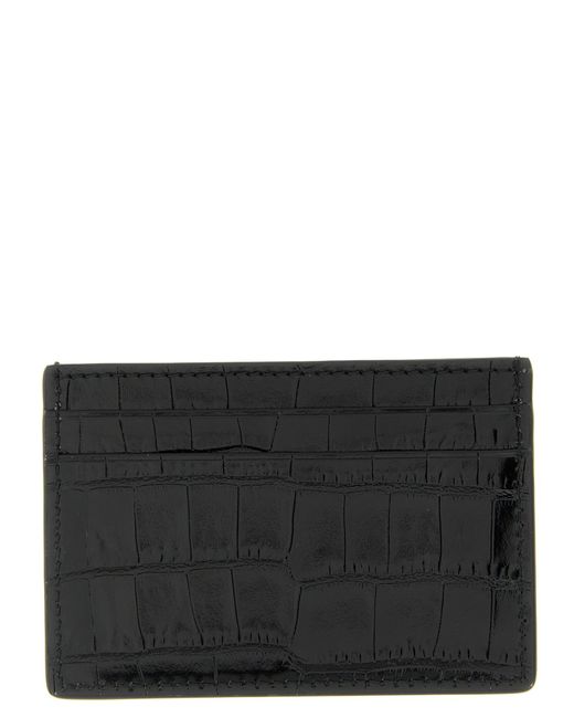 Tom Ford Black Embossed Cardholder for men