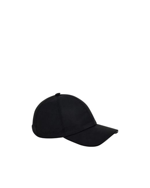 Ferragamo Black Ferragamo Gancini Buckle Baseball Cap for men