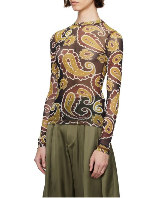 J.W. Anderson Brown Jw Anderson Long Sleeve Underpinning Top