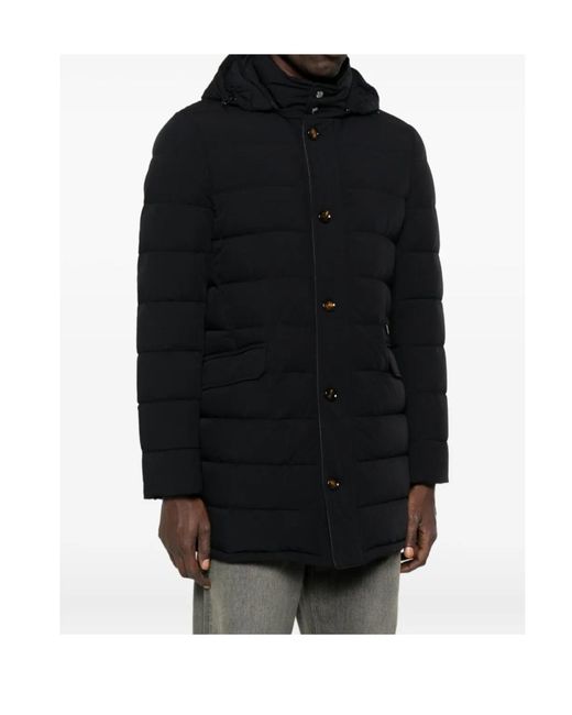 Moorer Blue Calandri Padded Jacket for men