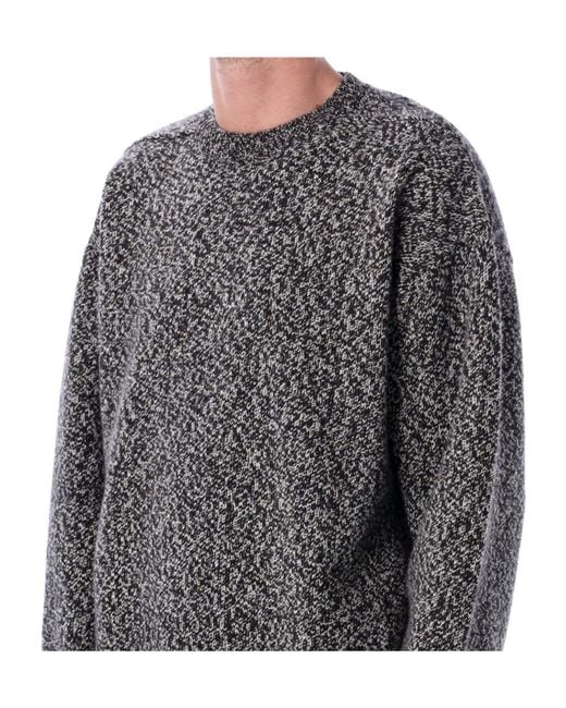 Studio Nicholson Gray Hemyl Mouline Knitwear for men
