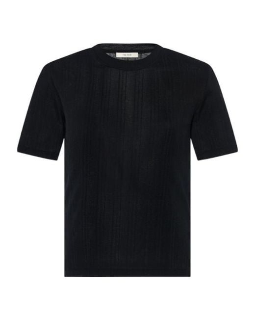 The Row Black Etina T-Shirt
