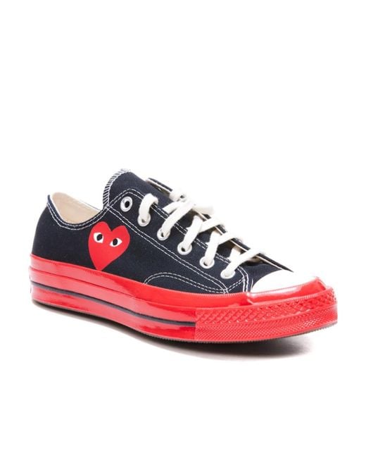 COMME DES GARÇONS PLAY Red X Converse Low-Top Sneakers for men