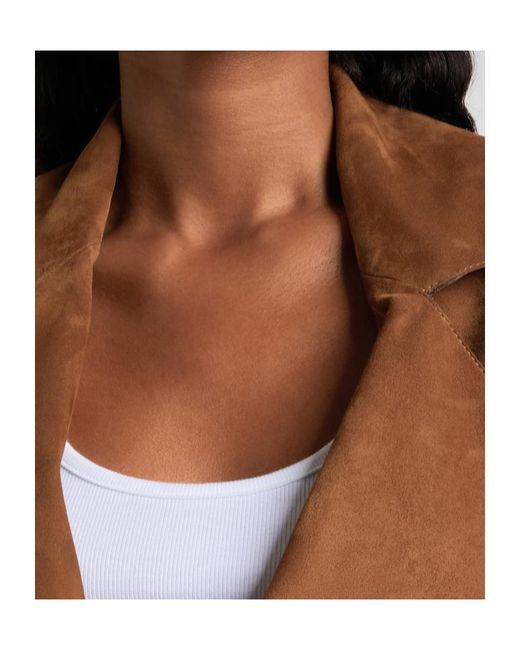 Nour Hammour Brown Kerry's Belted Jacket