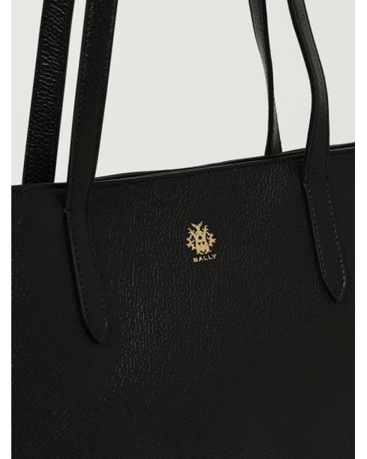 Bally Black Logo-Stamp Top Handle Bag