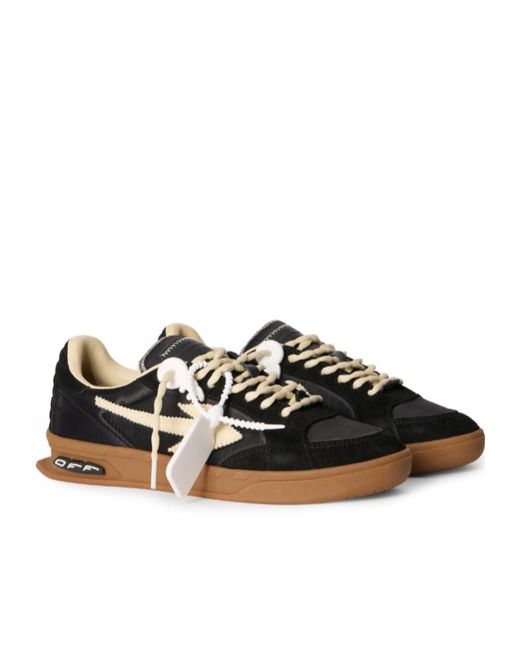 Off-White c/o Virgil Abloh Black End Of Play Low-Top Sneakers