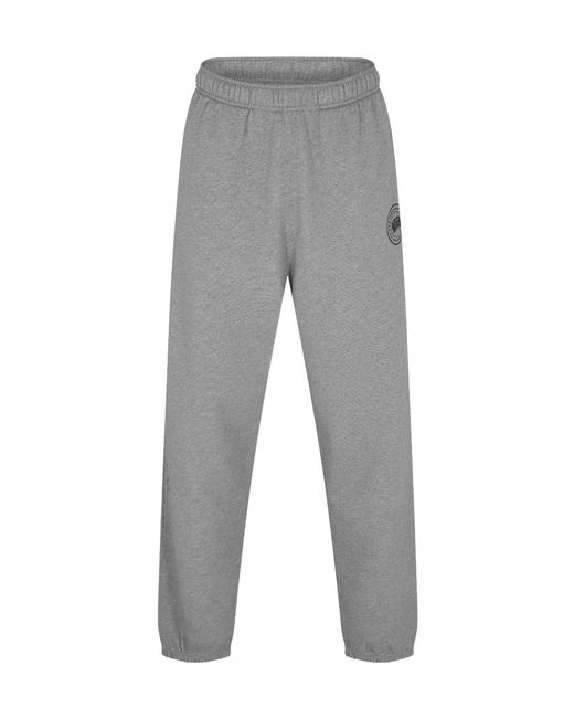 Canada Goose Gray Logo Closed Hem Fleece Joggers for men