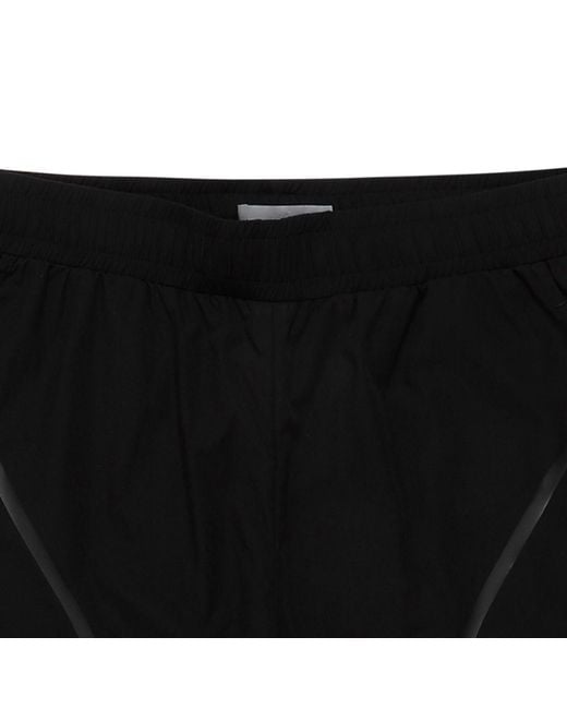 A_COLD_WALL* Black A-Cold-Wall* Stripe-Detailed Track Shorts for men