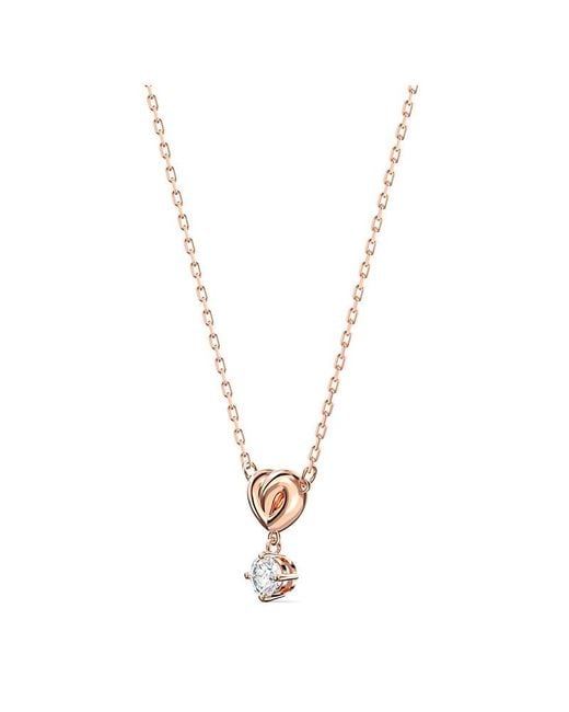 Swarovski White Lifelong Heart Chain Pendant