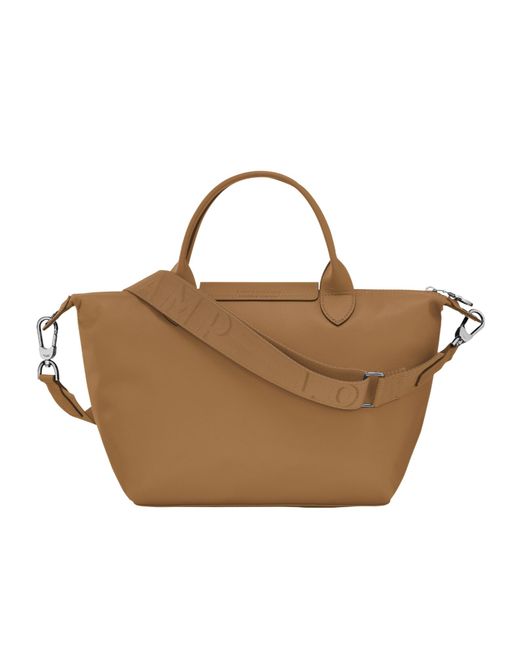 Longchamp Brown Small Le Pliage Xtra Leather Tote Bag