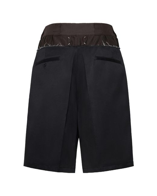 Maison Margiela Black Anonymity Of The Lining Shorts