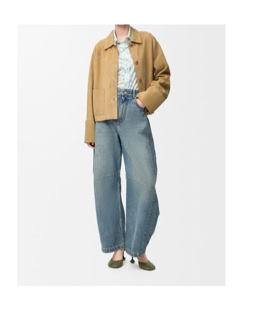 Loewe Natural Long Sleeve Leather Jacket