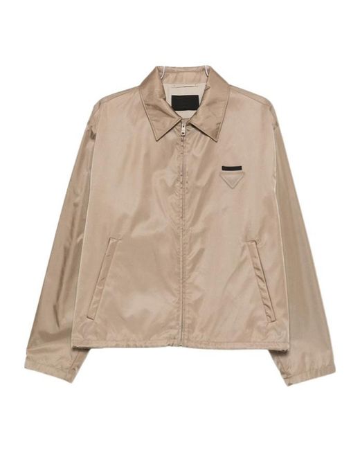 Prada Natural Neutrals Jackets for men