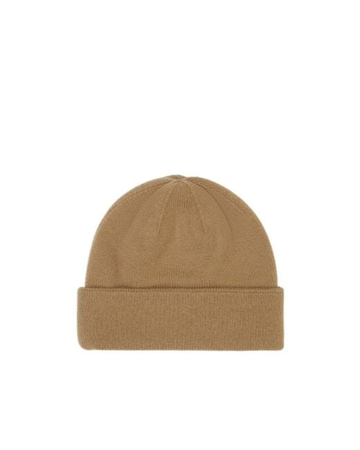 Burberry Natural Oak Leaf Crest Cashmere Beanie