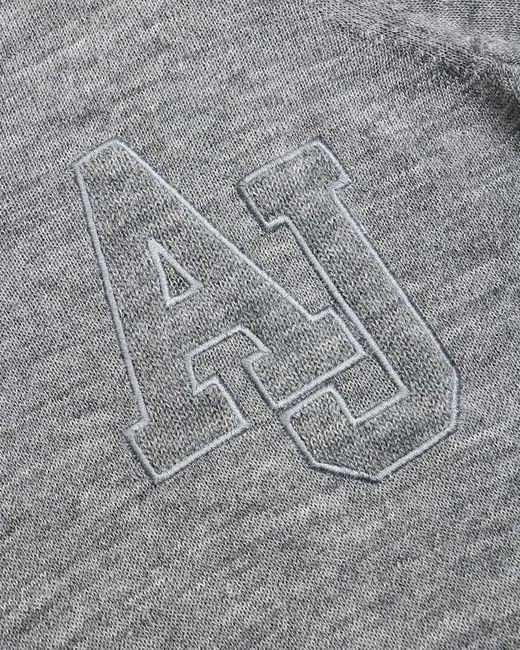 Armani Jeans Gray V-Neck Logo Pullover for men