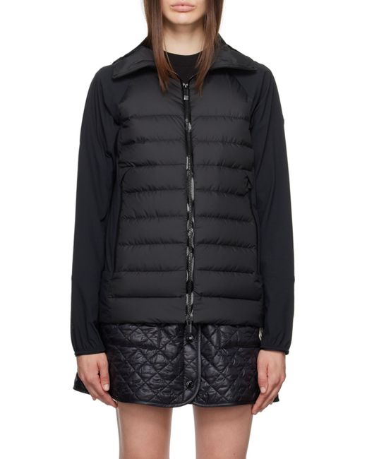 Moncler Black Somme Short Down Jacket