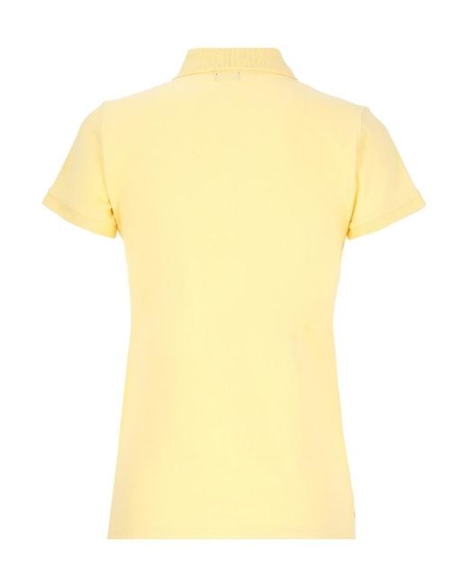 Polo Ralph Lauren Yellow Slim Fit Stretch Polo Shirt