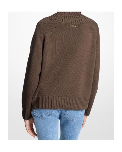 Michael Kors Blue Michael Turtleneck Jumper