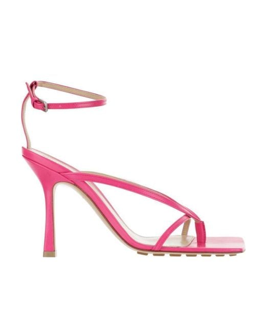 Bottega Veneta Pink Stretch 110Mm Sandals
